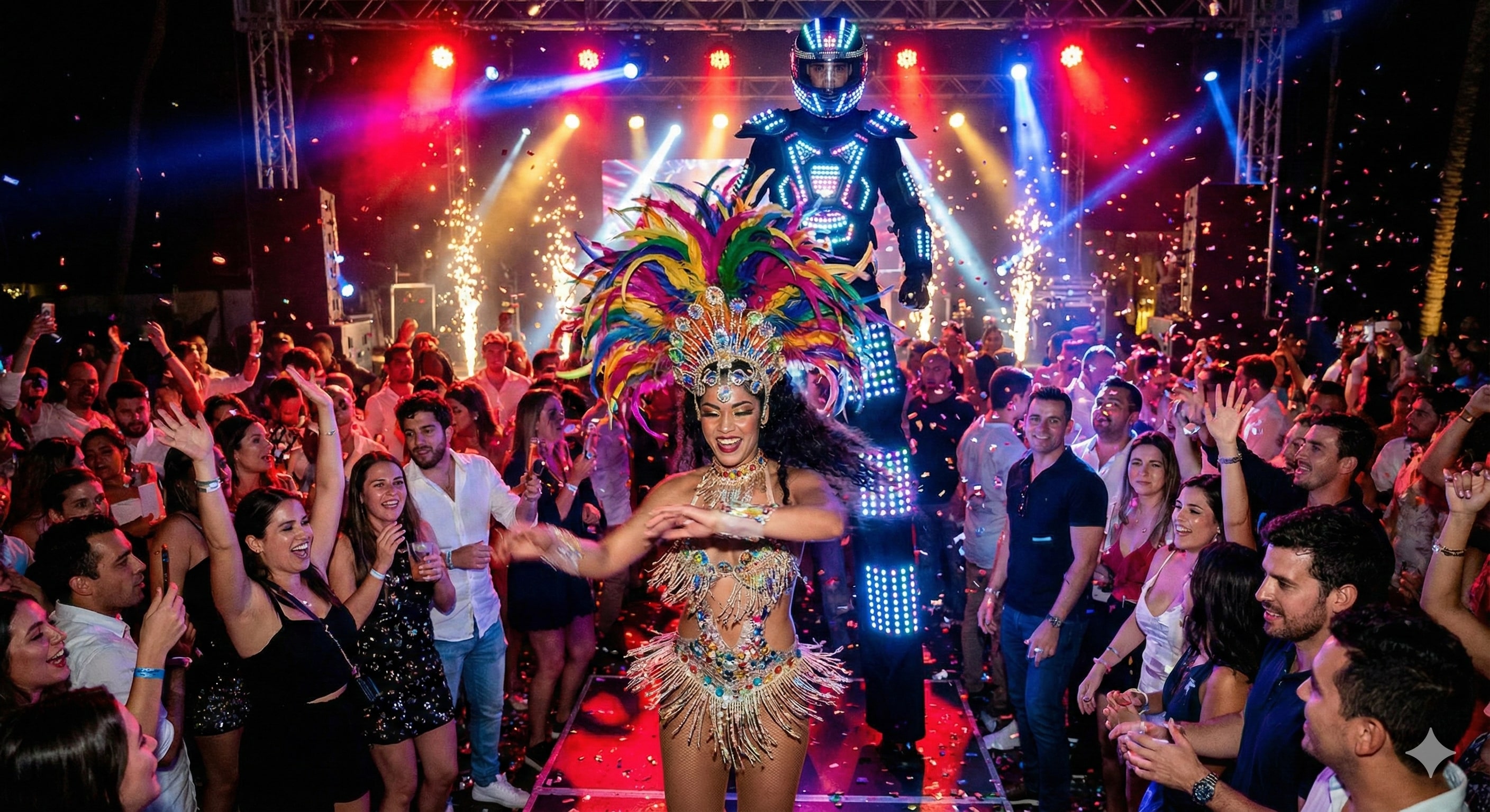 Costumed performers and entertainers for parties